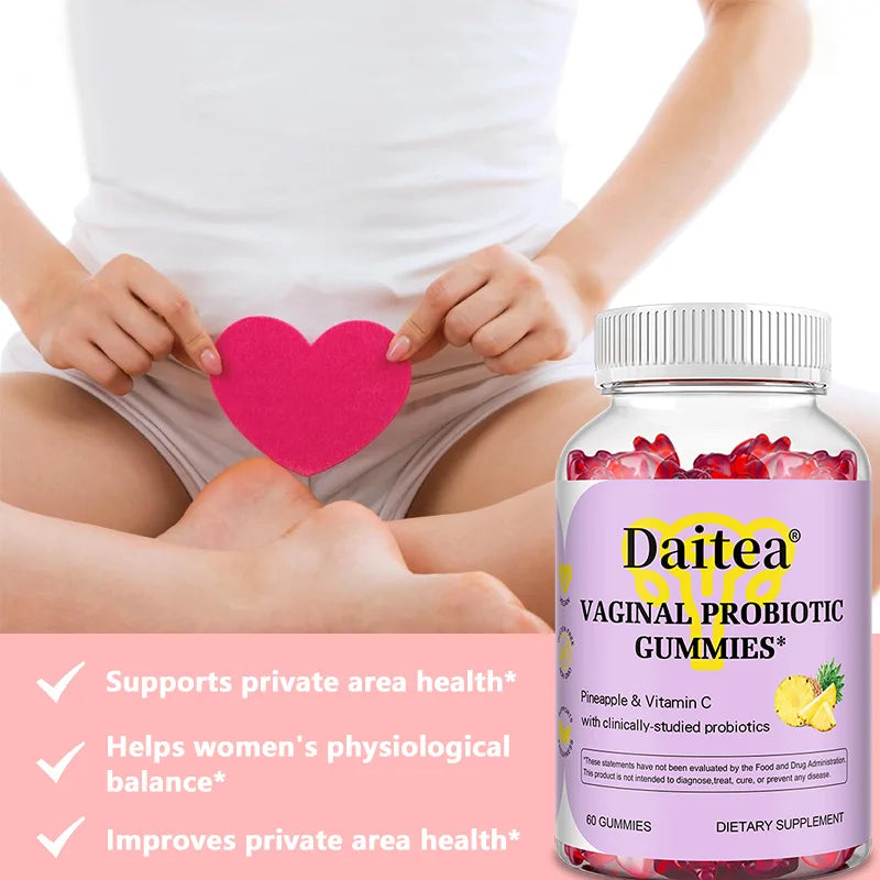 Women's Vaginal Probiotic Health Support Dietary Supplement Gummies