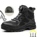 Men's Steel Toe Puncture-Proof Work Boots