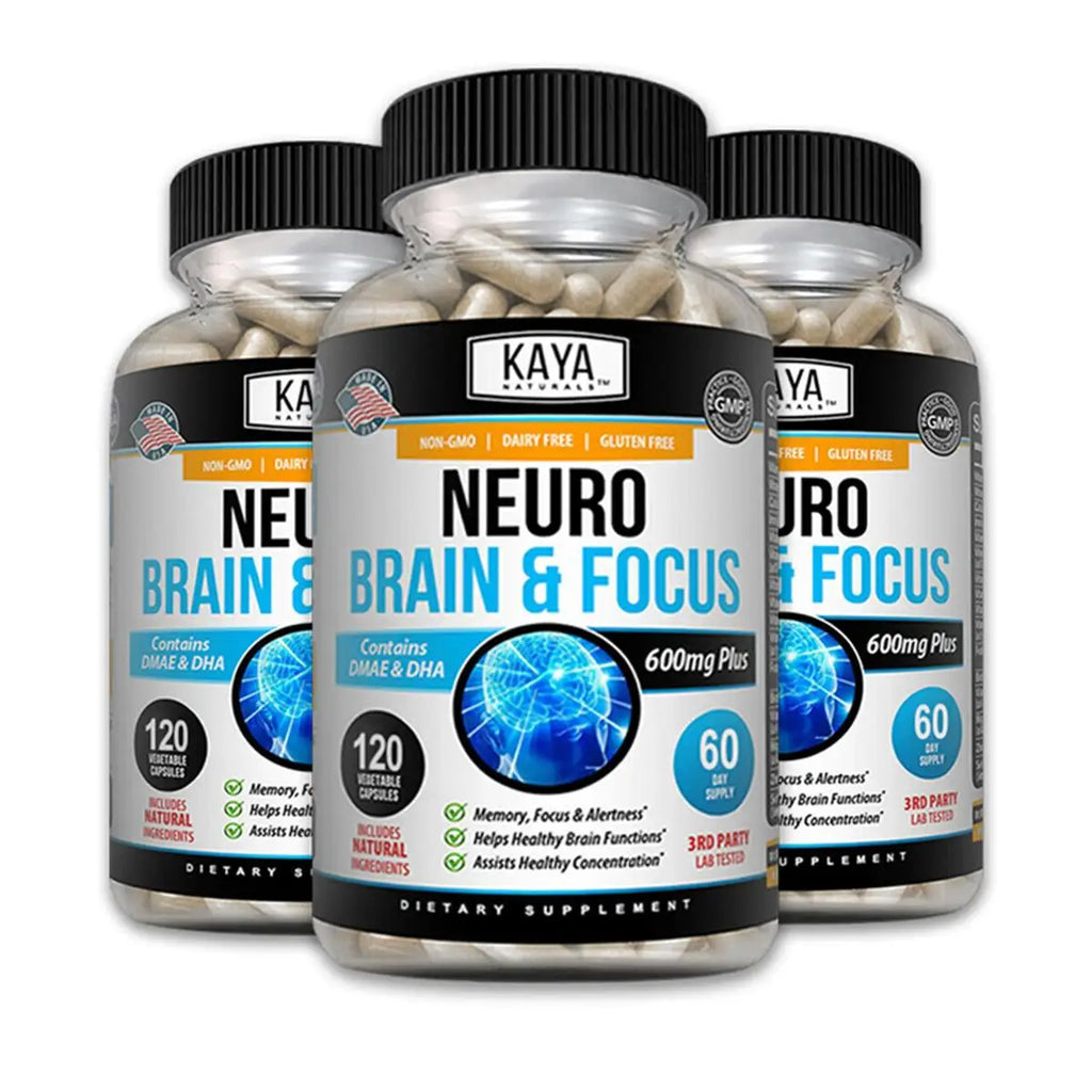 Nootropic Brain Support Supplement Memory Focus Capsules