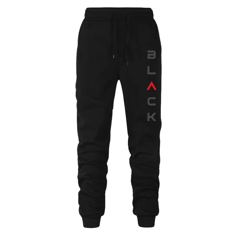 Men's Letter Print Zip Hoodie and Jogger Pants Set