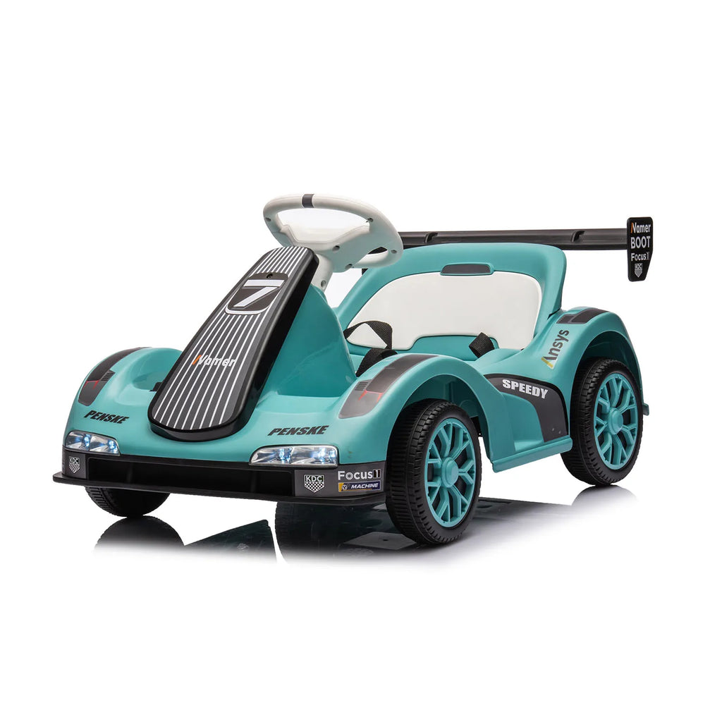 Kids 6V Electric Drift Go Kart Ride-On Toy with Remote Control
