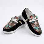 Women's Lightweight Canvas Lace-Up Sneakers