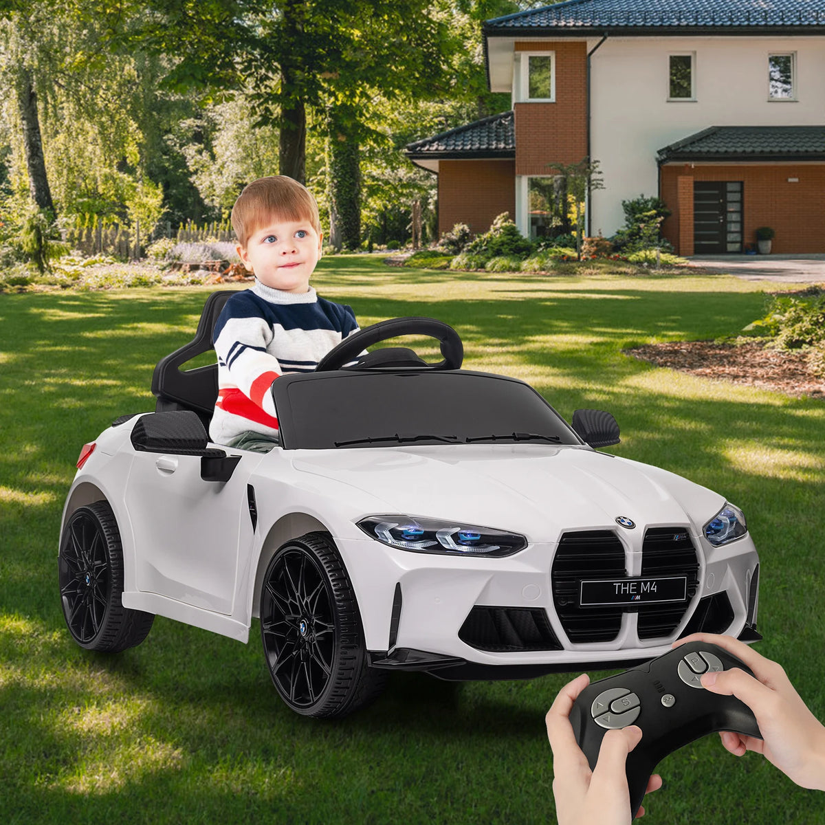 Kids 12V Electric Ride-On Car Toy with Remote Control