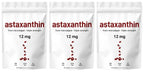 Astaxanthin 12mg Plant-Based Microalgae Dietary Supplement Softgels