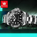 Men's Quartz Stainless Steel Watch with Auto Date