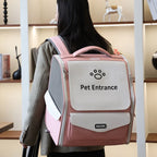 Breathable Foldable Pet Stroller Backpack Carrier for Cats Dogs