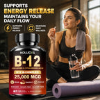 Vitamin B12 Complex Supplement for Brain Heart Energy Support