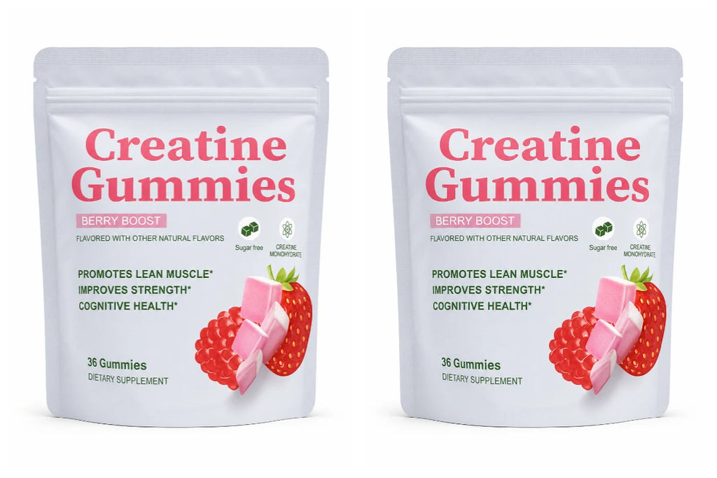 Sugar Free Creatine Gummies Berry Flavor Muscle Support