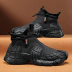 Men's High-Top Side-Zipper Work Casual Boots
