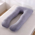 U-Shape Maternity Body Pillow Soft Fleece Pregnancy Support