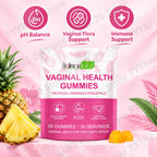 Vaginal Probiotic pH Balance Immune Support Dietary Supplement Gummies