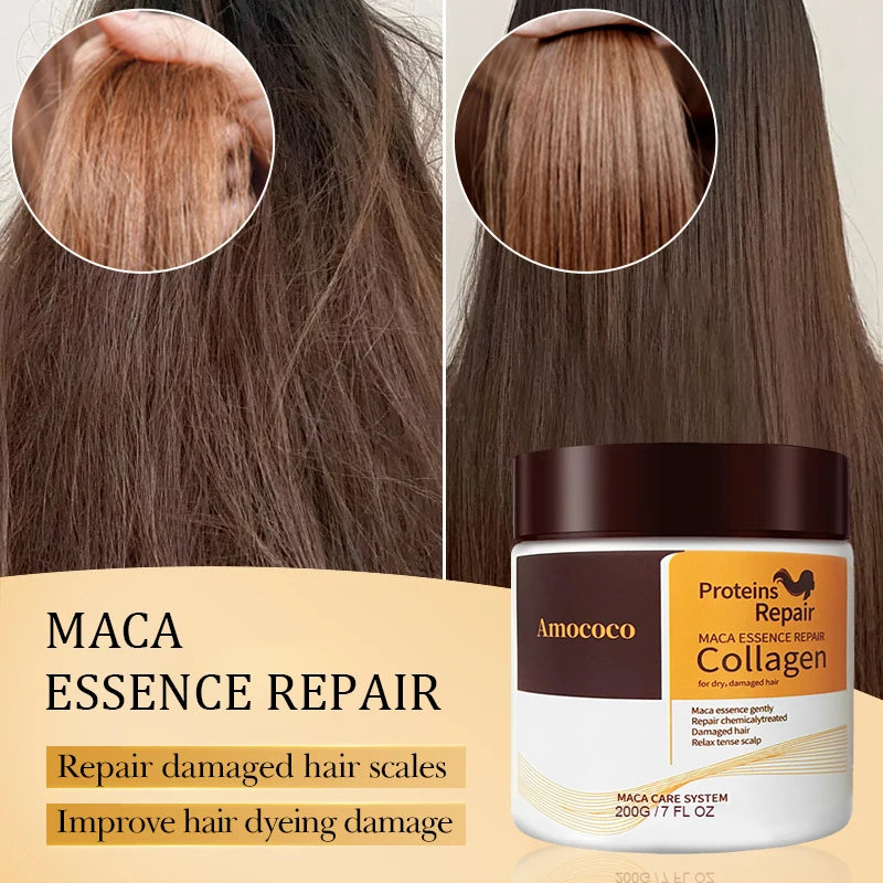 Protein Collagen Hair Mask for Dry Damaged Hair 6.8 fl oz