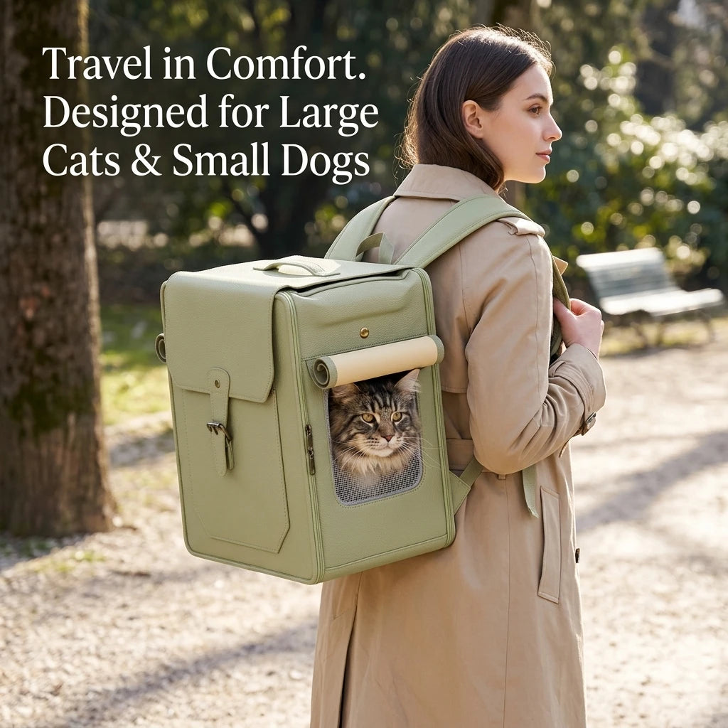 Large Capacity Pet Backpack Carrier Bag for Cats Dogs