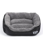 Soft Square Dog Sofa Warm Washable Pet Bed