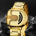 Men's Luxury Stainless Steel Quartz Wristwatch