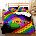 Rainbow Pride Duvet Cover Set with Pillowcases