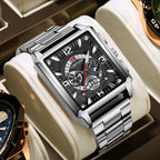 Men's Fashion Vintage Square Quartz Wristwatch