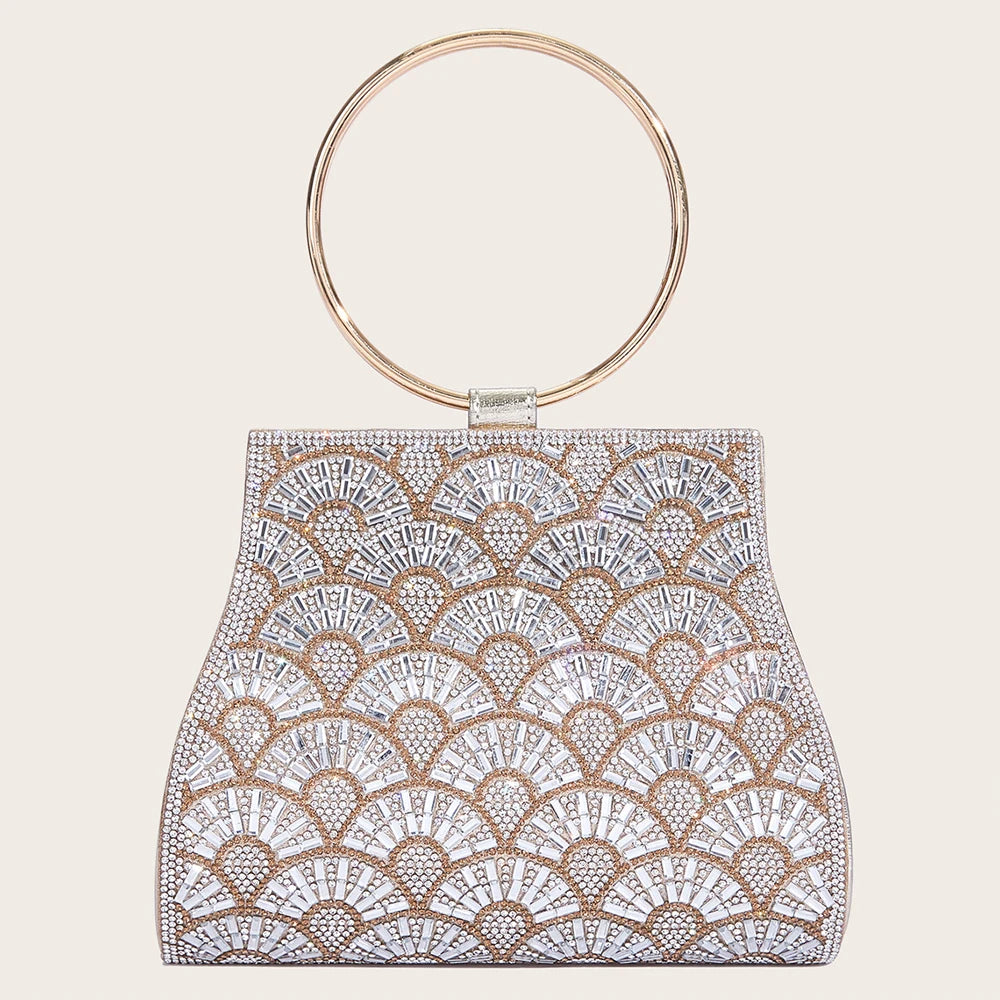 Women's Luxury Rhinestone Evening Clutch Bag