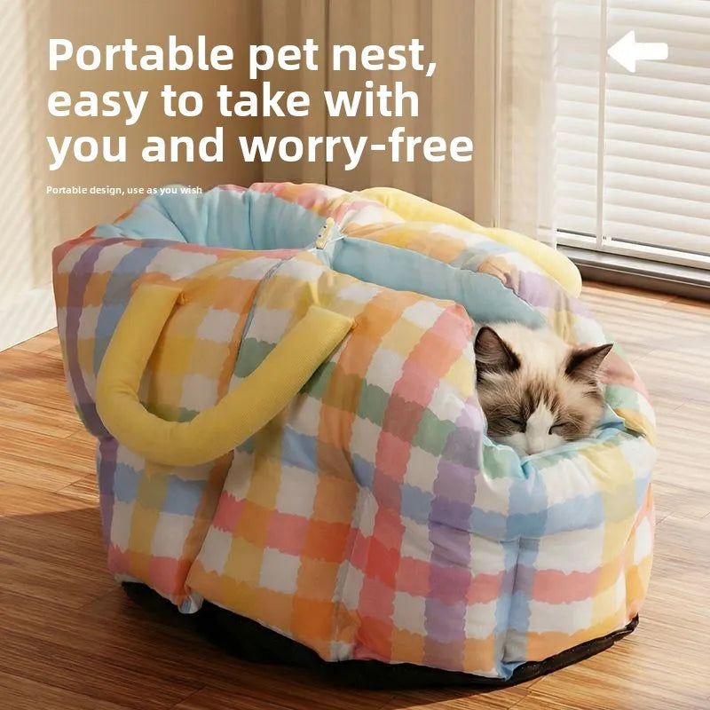 Portable Pet Outdoor Handbag Carrier for Small Dogs Cats