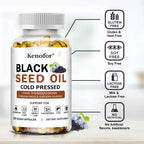 Black Seed Oil Immune Support Dietary Supplement Capsules