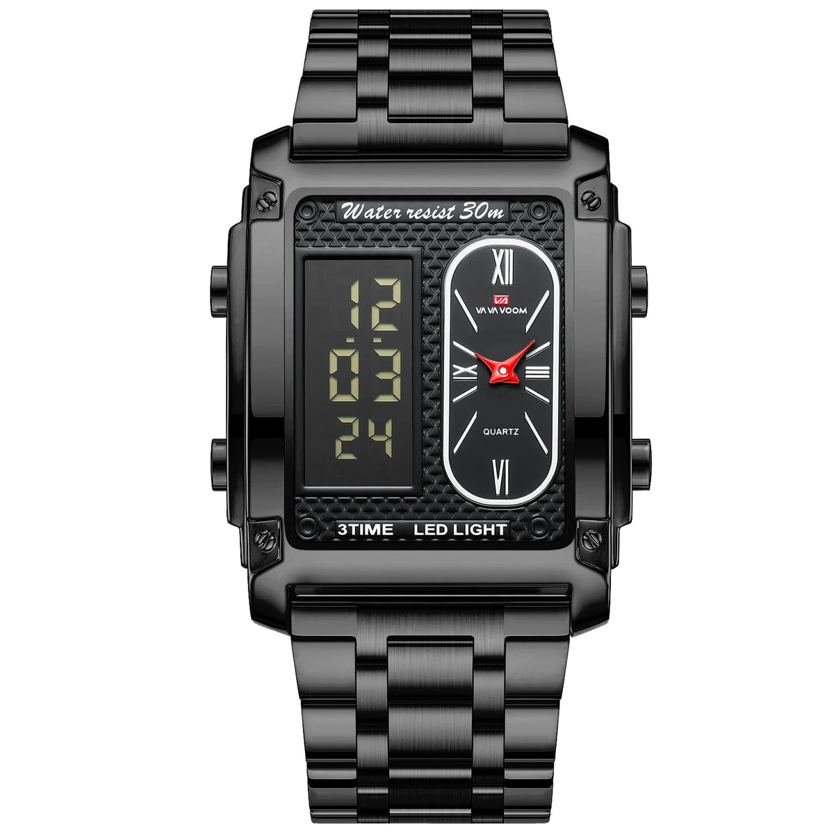 Men's Luxury Stainless Steel Quartz Watch 2561