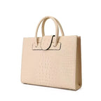 Women's Alligator Pattern Leather Handbag Crossbody Bag
