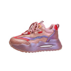 Women's Casual Color Block Thick Sole Sports Shoes