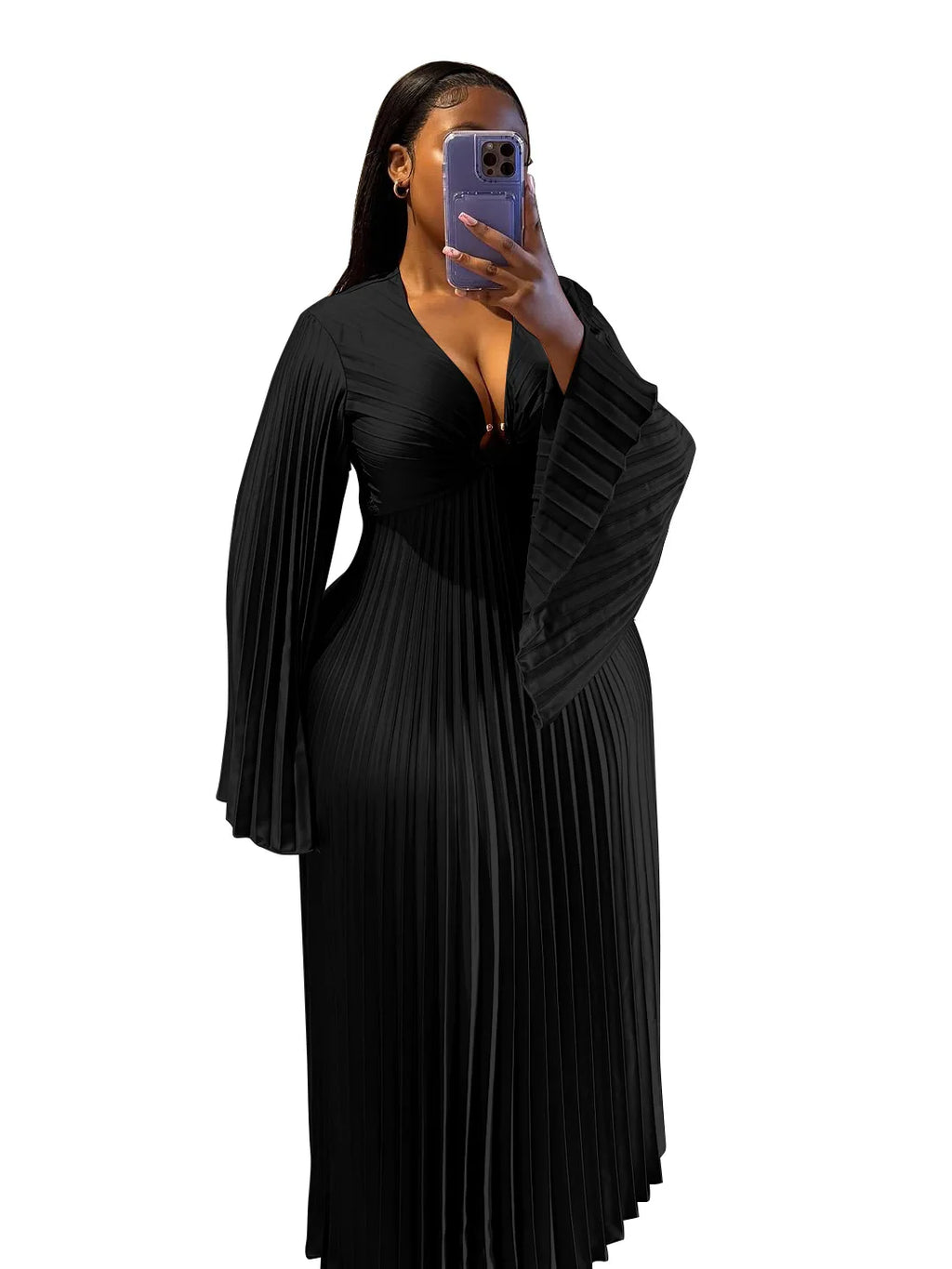 Women's Elegant Dashiki Kaftan Maxi Dress