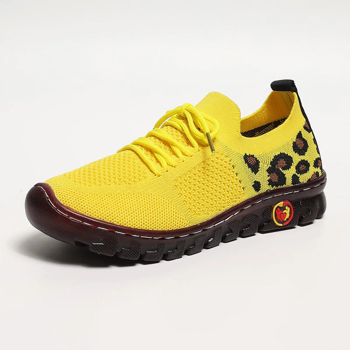 Women's Mesh Breathable Lace-Up Walking Sneakers A666