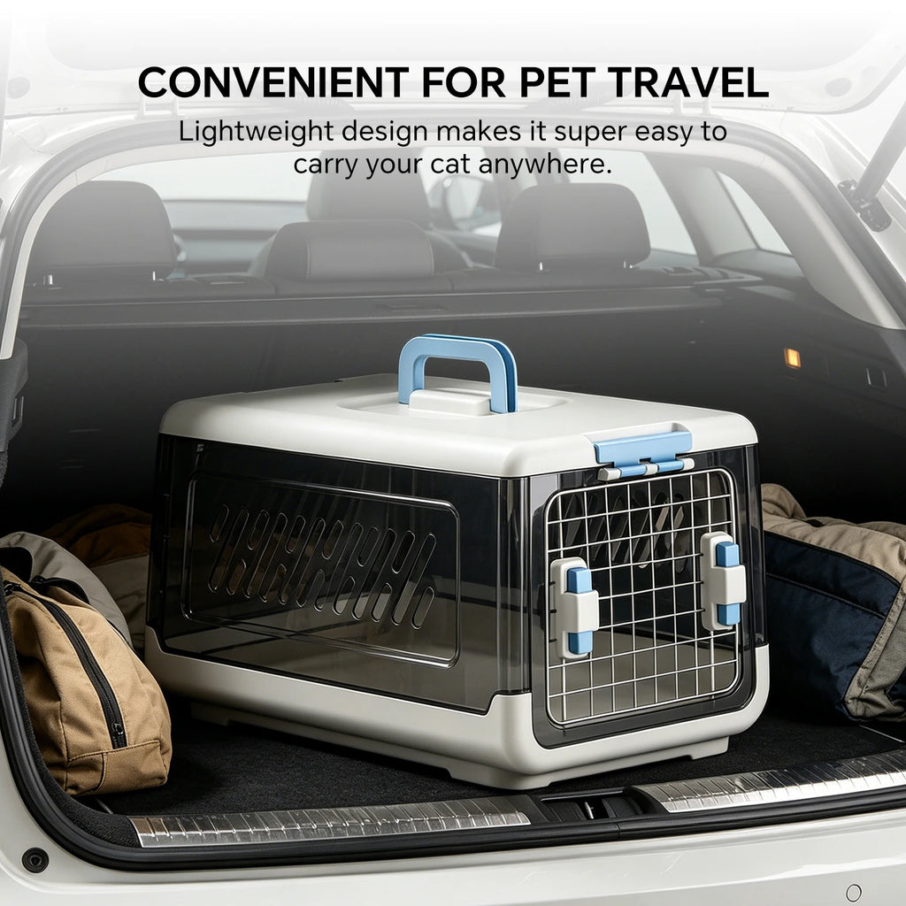 Large Capacity Pet Travel Carrier Box for Cats Dogs