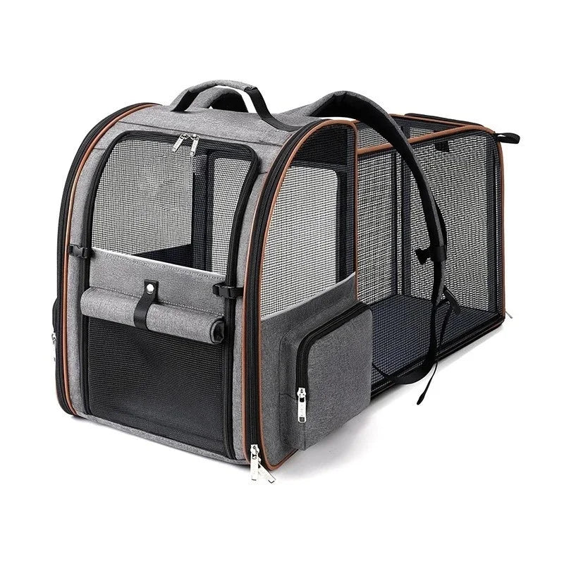Expandable Pet Carrier Backpack for Small Cats Dogs