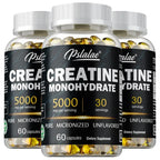 Creatine Monohydrate Muscle Strength Dietary Supplement Capsules