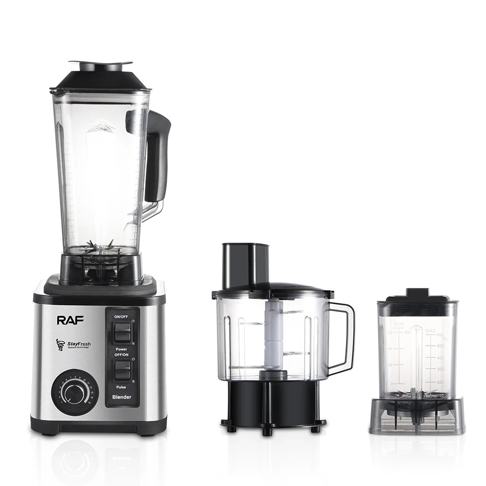 Commercial Electric 3-in-1 Blender Mixer Grinder with 6 Blades