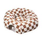 Interactive Cat Tunnel Bed Washable with Ball