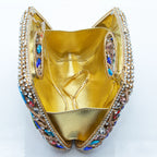 Women's Luxury Rhinestone Top Handle Evening Clutch Bag