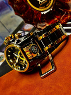 Men's Punk Large Dial Waterproof Luminous Quartz Watch