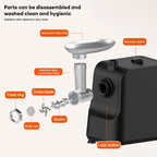 Heavy Duty Electric Meat Grinder and Sausage Stuffer