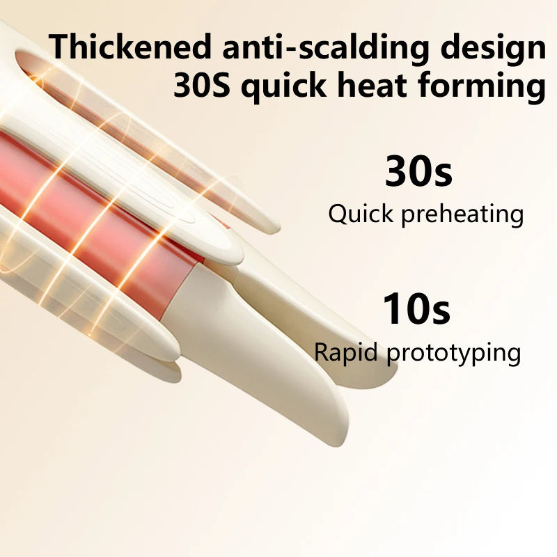 32mm Automatic Rotating Curling Iron with Digital Display