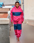 Women's Dashiki Long-Sleeve Top and Pants 2-Piece Suit