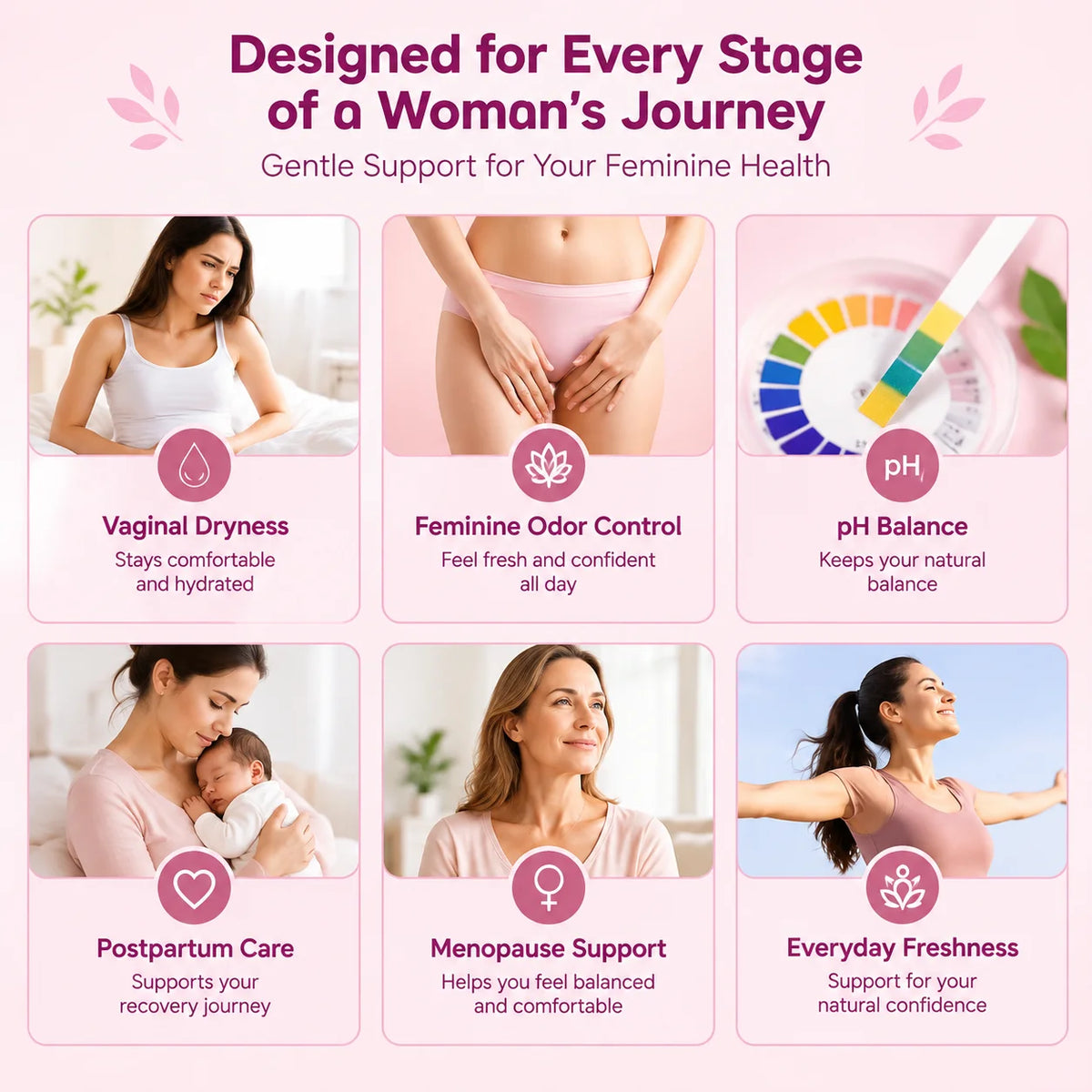 Women's Vitex and Probiotic Feminine Moisture Dietary Supplement Gummies