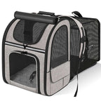 Expandable Breathable Mesh Pet Carrier Backpack for Cats