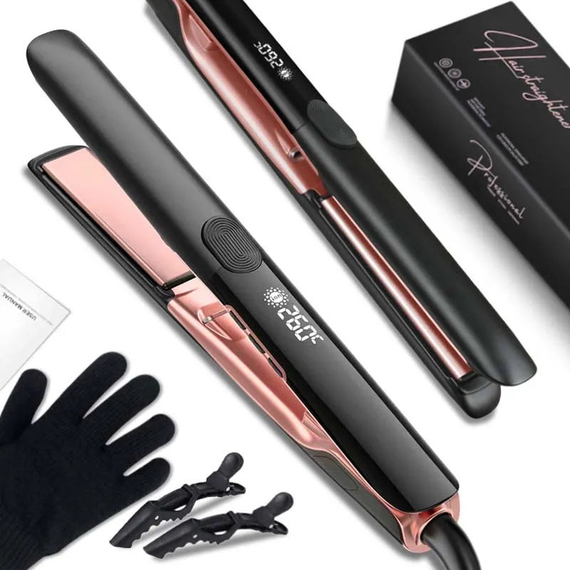 Professional Negative Ion Ceramic Flat Iron Hair Straightener