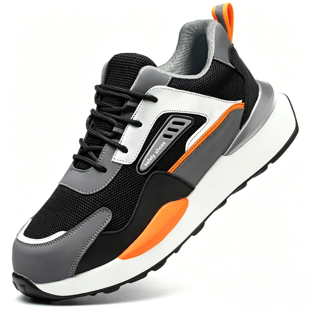 Men's Steel Toe Anti-Puncture Breathable Work Sneakers