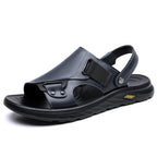 Men's Luxury Genuine Leather 2-in-1 Driving Sandals