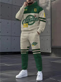 Men's California NO.23 Printed Hoodie and Trousers Two-Piece Set