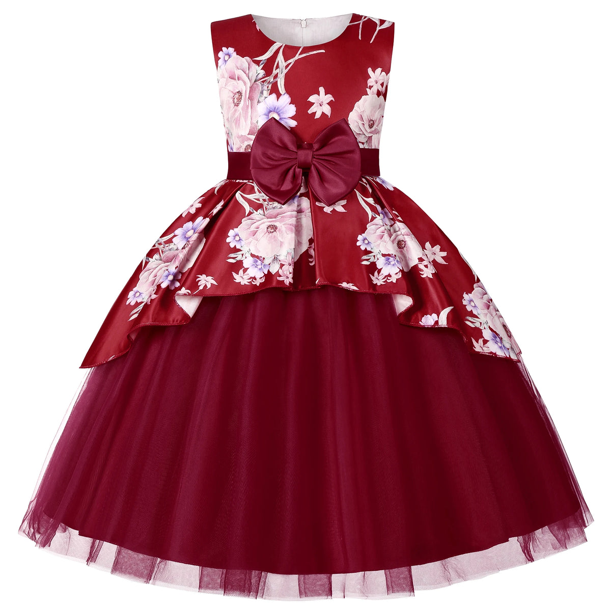 Girls' Tea-Length Flower Girl Dress Formal Party