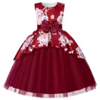 Girls' Tea-Length Flower Girl Dress Formal Party