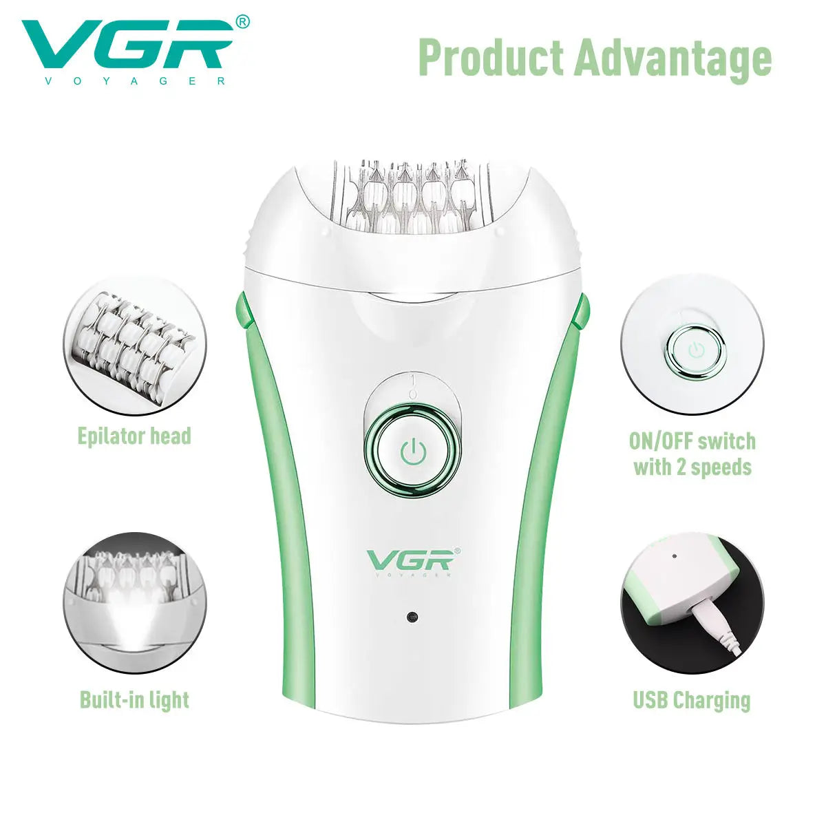 Women Electric Epilator and Hair Remover 705