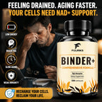 Detox Binder Supplement Zeolite Bentonite Clay Milk Thistle Liver Gut Support