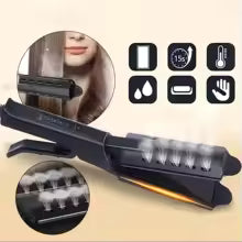Wide-Width Ionic Hair Straightener with 4 Temperature Settings